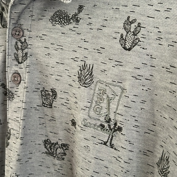 TRAVIS MATHEW MEN’S Desert Print Polo Shirt XXL Pima Cotton - Picture 6 of 10